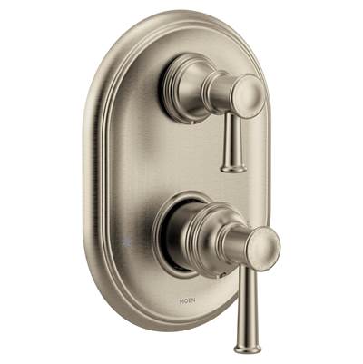 Belfield M-CORE 3-Series 2-Handle Shower Trim with Integrated Transfer Valve in Brushed Nickel (Valve Sold Separately)