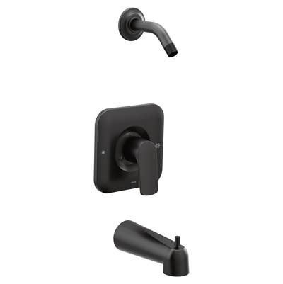 Moen RIZON POSI TUB/SHOWER TRIM NO HEAD BL - Matte Black