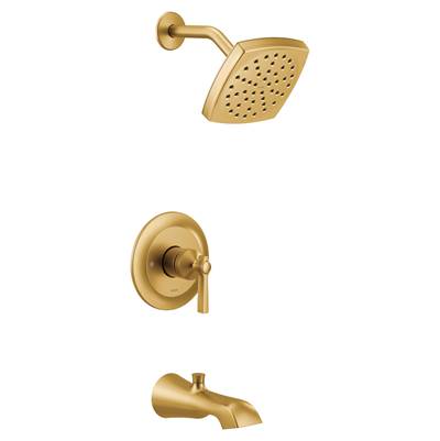 Flara M-CORE 3-Series 1-Handle Tub and Shower Trim Kit in Brushed Gold (Valve Sold Separately)
