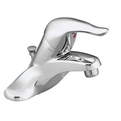 Chateau One-Handle Low-Arc Bathroom Faucet with Drain Assembly, Chrome