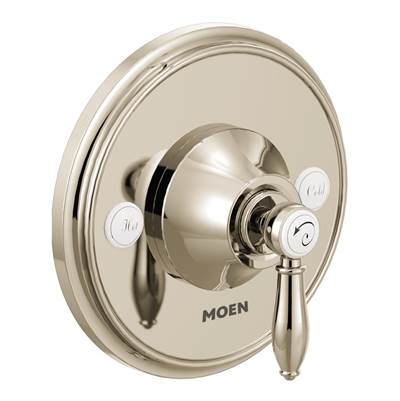 Moen Weymouth 1-Handle Posi-Temp Valve Trim Kit in Nickel (Valve Sold Separately) - Polished Nickel