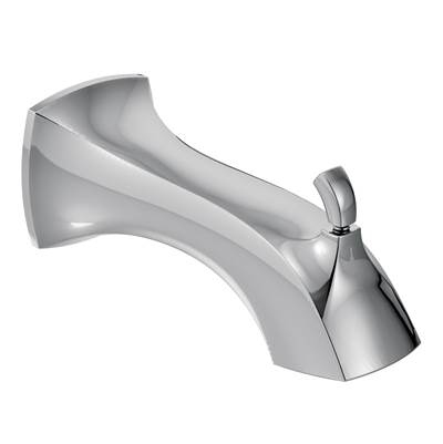 Moen Voss 1/2-Inch Slip Fit Connection Diverter Tub Spout - Chrome