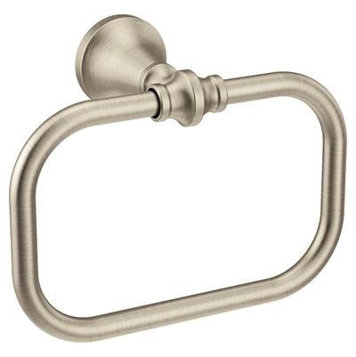Brushed Nickel Towel Ring