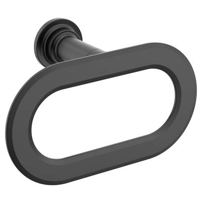 Moen Matte Black Towel Ring
