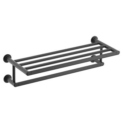 Moen Matte Black Towel Shelf
