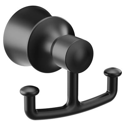 Moen Matte Black Double Robe Hook