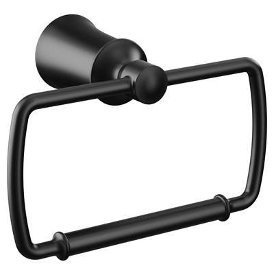 Moen Matte Black Towel Ring
