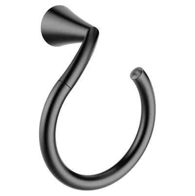 Moen Matte Black Towel Ring
