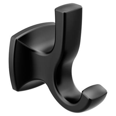 Moen Matte Black Double Robe Hook