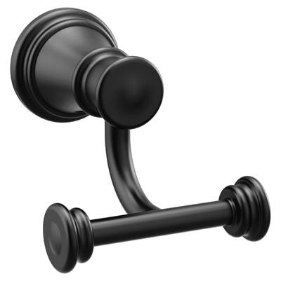 Moen Matte Black Double Robe Hook