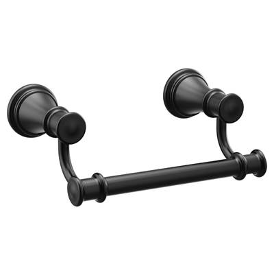 Moen Matte Black Pivoting Paper Holder