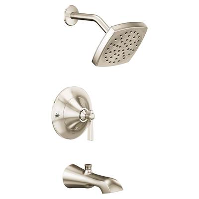 Flara Posi-Temp Eco-Performance 1-Handle Tub and Shower Faucet Trim Kit in Polished Nickel (Valve Sold Separately)