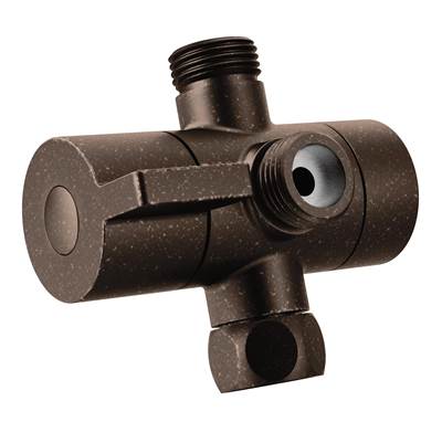 Moen Non-Pivoting Shower Arm Diverter, Oil Rubbed Bronze