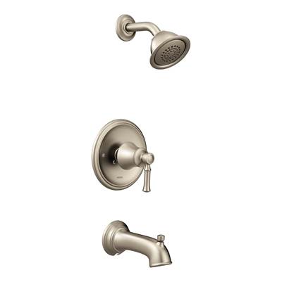 Dartmoor Posi-Temp Single-Handle Wall-Mount Faucet Trim Kit in Spot Resist Brushed Nickel (Valve Sold Separately)