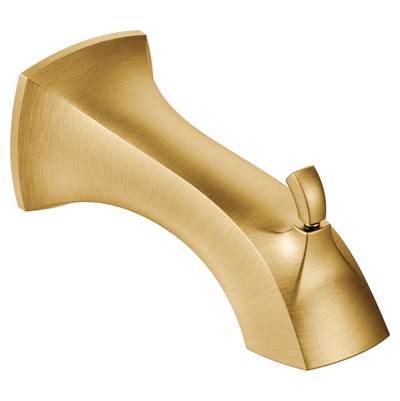 Moen Voss 1/2-Inch Slip Fit Connection Diverter Tub Spout - Brushed Gold
