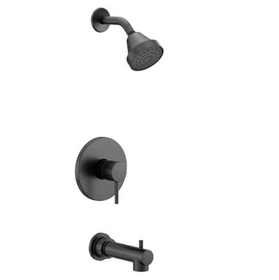 Align M-CORE 2-Series Eco Performance 1-Handle Tub and Shower Trim Kit in Matte Black (Valve Sold Separately)