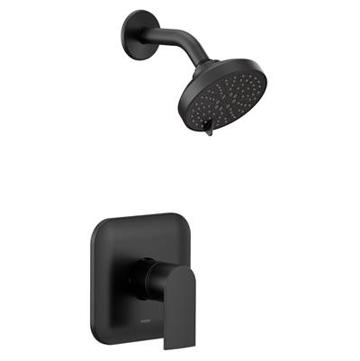 Genta M-CORE 2-Series Eco Performance 1-Handle Shower Trim Kit in Matte Black (Valve Sold Separately)