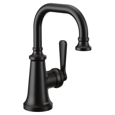 Colinet One-Handle Single Hole Traditional Bathroom Sink Faucet in Matte Black