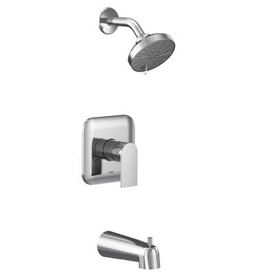 Genta M-CORE 2-Series Eco Performance 1-Handle Tub and Shower Trim Kit in Chrome (Valve Sold Separately)
