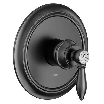 Moen Weymouth M-CORE 2-Series 1-Handle Shower Trim Kit in Matte Black (Valve Sold Separately)