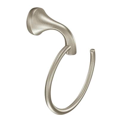 Brushed Nickel Towel Ring