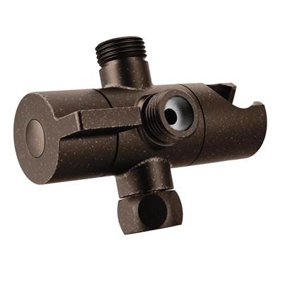 Moen Pivoting Shower Arm Diverter with Hand Shower Cradle, Oil Rubbed Bronze