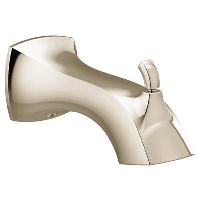 Moen Voss 1/2-Inch Slip Fit Connection Diverter Tub Spout - Polished Nickel