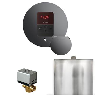 Mr. Steam Basic Butler Package - Round iTempo Control and Steamhead in Brilliant Black