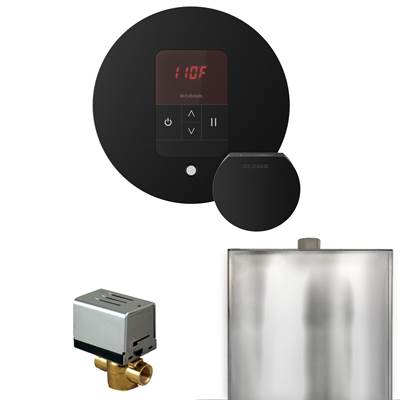 Mr. Steam Basic Butler Package - Round iTempo Control and Steamhead in Matte Black
