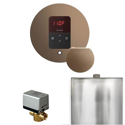 Mr. Steam Basic Butler Package - Round iTempo Control and Steamhead in Nouveau Bronze