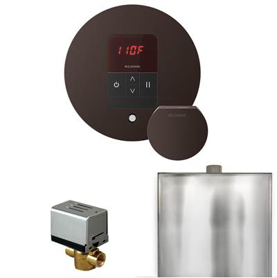 Mr. Steam Basic Butler Package - Round iTempo Control and Steamhead in Oil Rubbed Bronze