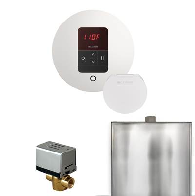 Mr. Steam Basic Butler Package - Round iTempo Control and Steamhead in White