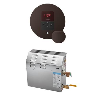 Mr. Steam MS 5 kW Steam Generator Package - Round iTempo Control in Oil Rubbed Bronze