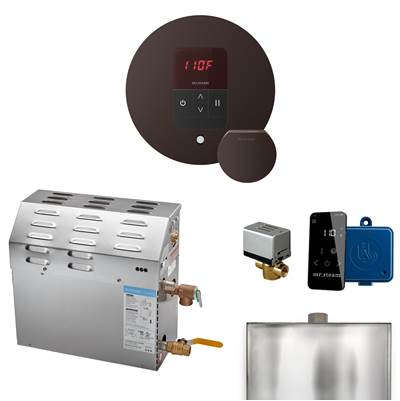 Mr. Steam MS Itempo Round With Accessories Package 7.5 kW Steam Generator in Oil Rubbed Bronze
