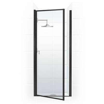 Mustee and Sons Stylemate Pivot Door - 32" - Clear Glass in Oil Rubbed Bronze - Black Bronze