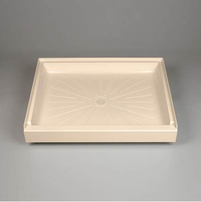 Mustee and Sons Durabase Shower Floor - 34'' x 42'' in Bone