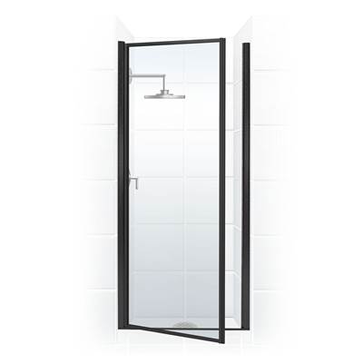Mustee and Sons Stylemate Pivot Door - 36" - Clear Glass in Oil Rubbed Bronze
