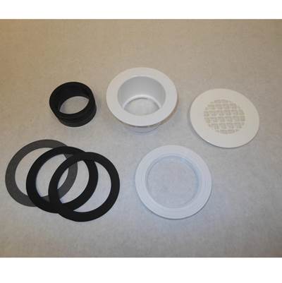 Mustee and Sons Drain Assembly with Seal - 2'' DWV - PVC, ABS, and Iron Pipes Compatible