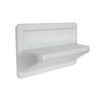 Mustee and Sons Varistone Shelf in White
