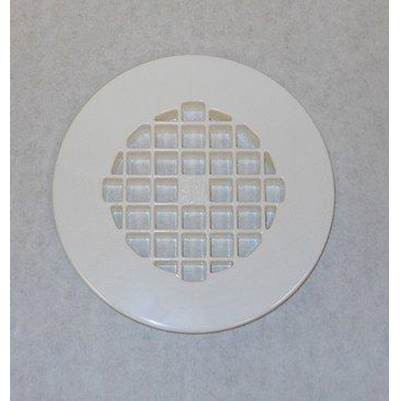 Mustee and Sons Durabase Plastic Shower Floor Strainer in White