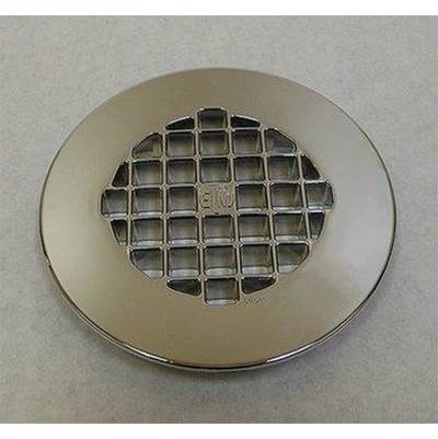 Mustee and Sons Durabase Plastic Shower Floor Strainer in Chrome