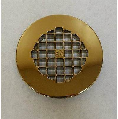 Mustee and Sons Durabase Plastic Shower Strainer in Gold Plated