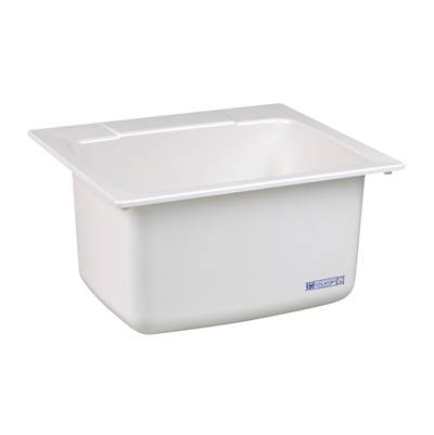 Mustee and Sons 22"x25" Utility Sink in White
