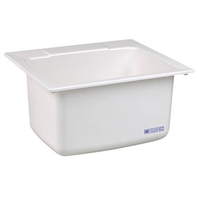 Mustee and Sons Utility Sink - 22" x 25" in White