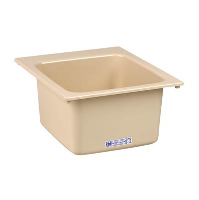 Mustee and Sons Utility Sink - 17" x 20" in Bone