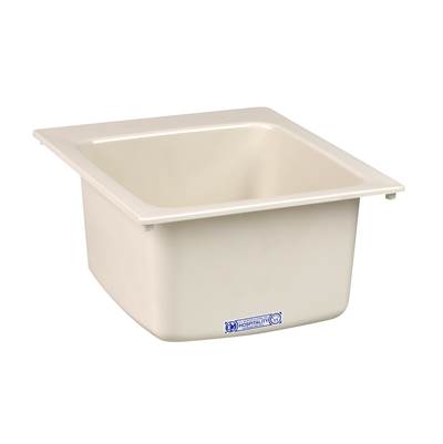 Mustee and Sons Utility Sink - 17" x 20" in Biscuit