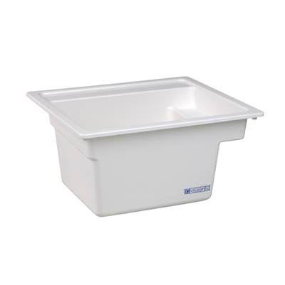 Mustee and Sons Vector Multi Task Sink - 22" x 25" - 4 Pack in White