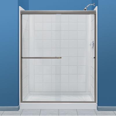 Mustee and Sons Durawall Tile Shower Wall - 3 Carton - 760T.1, 760T.2, 760T.6 in Deep Gloss