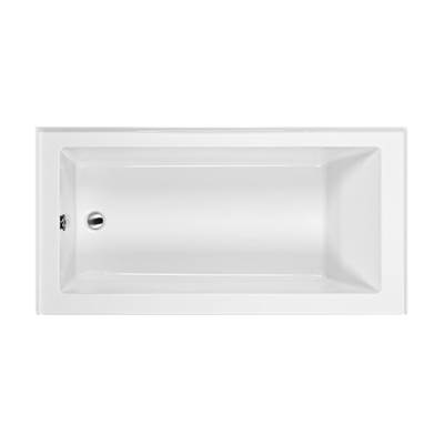MTI Basics 60 x 30 Alcove Bath - Right Hand Drain - Above Floor Rough In in Biscuit