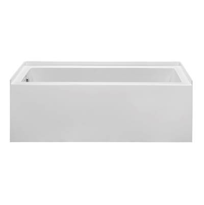 MTI Basics 60x30 Alcove Air Bath - Above Floor Rough In - Right Hand Drain in Biscuit